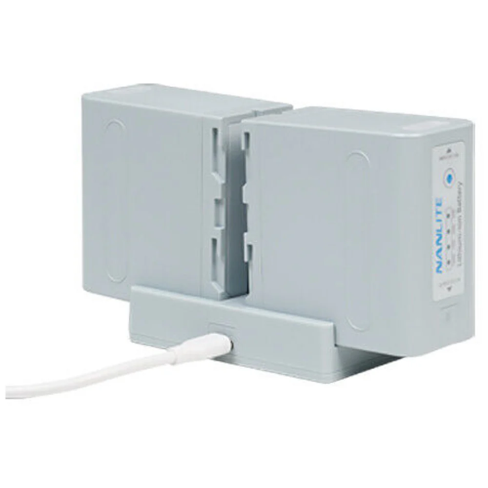 Nanlite Dual Slot Charger for Rechargeable Sony Style Battery NP-F550 - Image 4