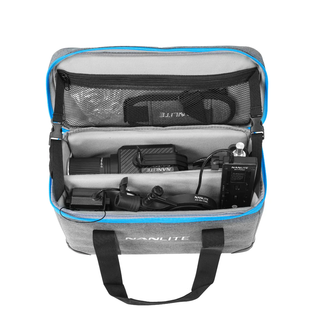 Nanlite Forza 60 II monolight 5600K LED light with Battery Handle and Bowens adaptor - Image 8