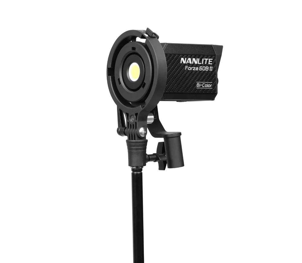 Nanlite Forza 60B II monolight Bi-colour LED light with Battery Handle and Bowens adaptor - Image 6