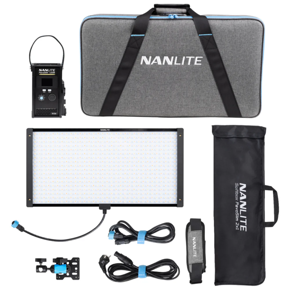 Nanlite PavoSlim 120B LED Bi-colour Panel Light with QR softbox - Image 8
