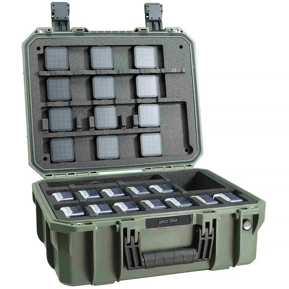 Nanlite Pico LED Light Midnight Blue 12 Kit with Hard Case - Image 9