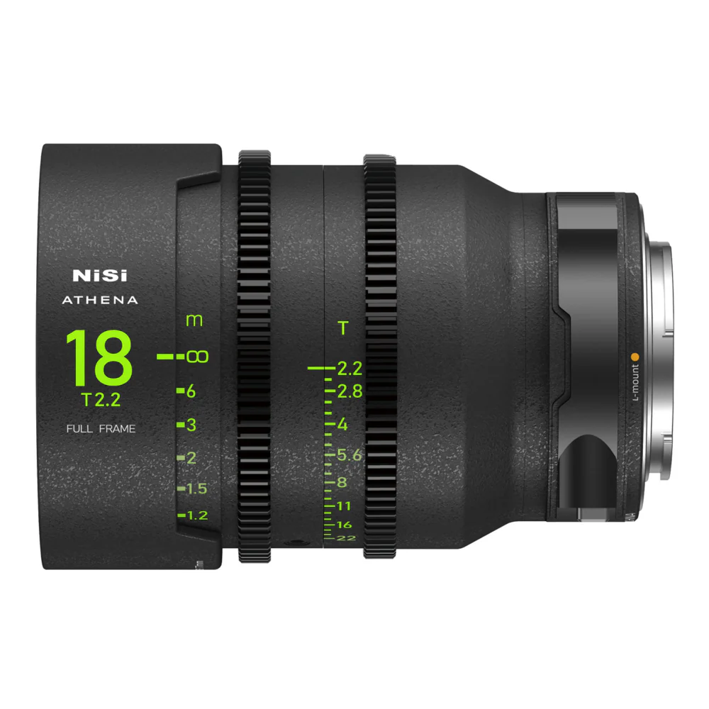 NiSi ATHENA PRIME Full Frame Cinema Lens ADD-ON Kit with 3 Lenses 18mm T2.2, 40mm T1.9, 135mm T2.2 + Hard Case (L Mount) - Image 2