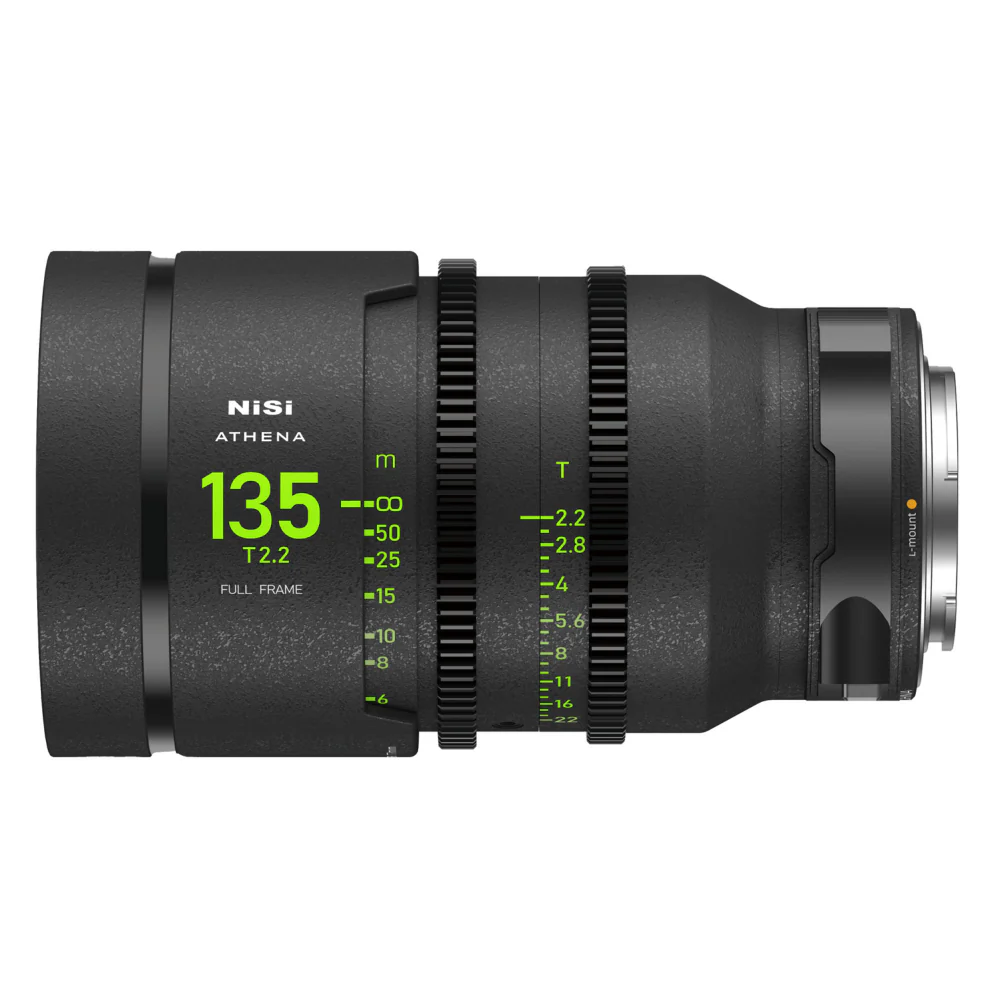 NiSi ATHENA PRIME Full Frame Cinema Lens ADD-ON Kit with 3 Lenses 18mm T2.2, 40mm T1.9, 135mm T2.2 + Hard Case (L Mount) - Image 4