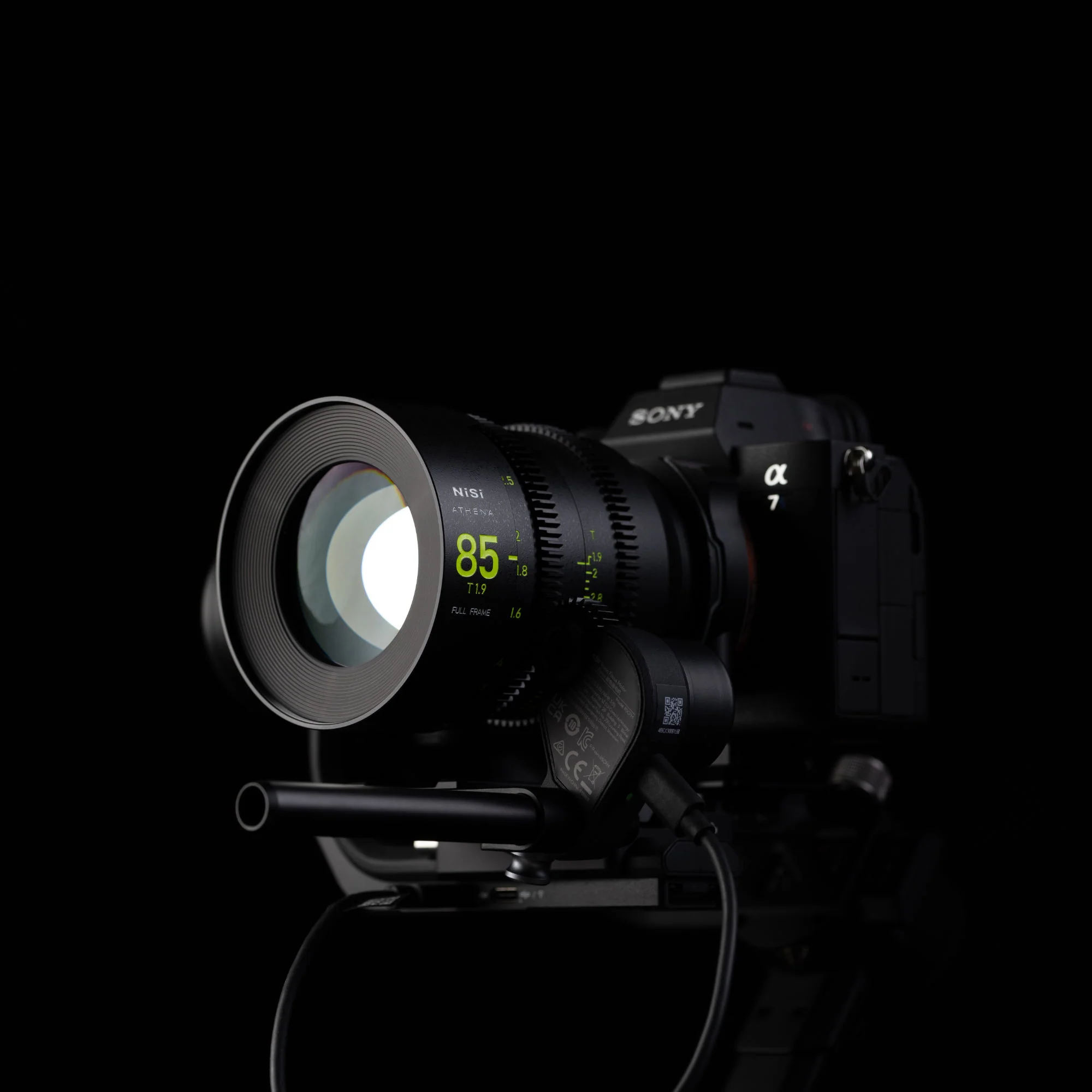 NiSi ATHENA PRIME Full Frame Cinema Lens Kit with 5 Lenses 14mm T2.4, 25mm T1.9, 35mm T1.9, 50mm T1.9, 85mm T1.9 + Hard Case (E Mount) - Image 8