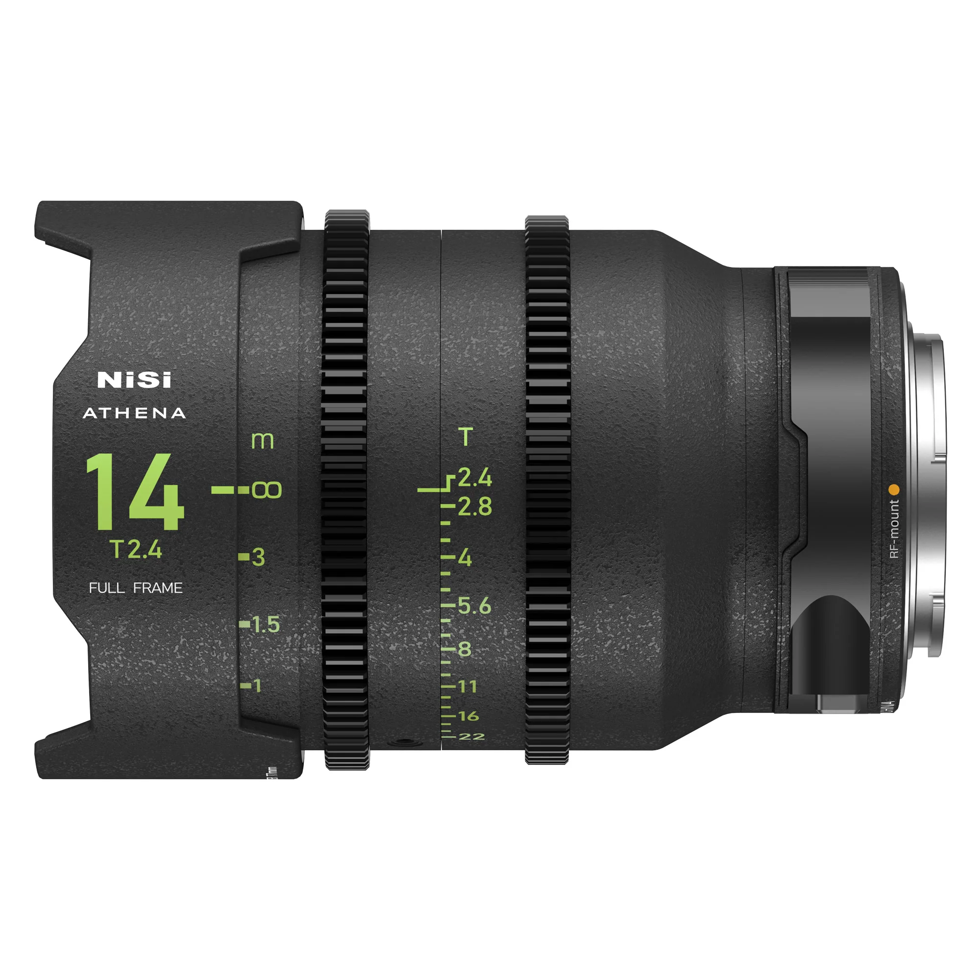 NiSi ATHENA PRIME Full Frame Cinema Lens Kit with 5 Lenses 14mm T2.4, 25mm T1.9, 35mm T1.9, 50mm T1.9, 85mm T1.9 + Hard Case (RF Mount) - Image 2