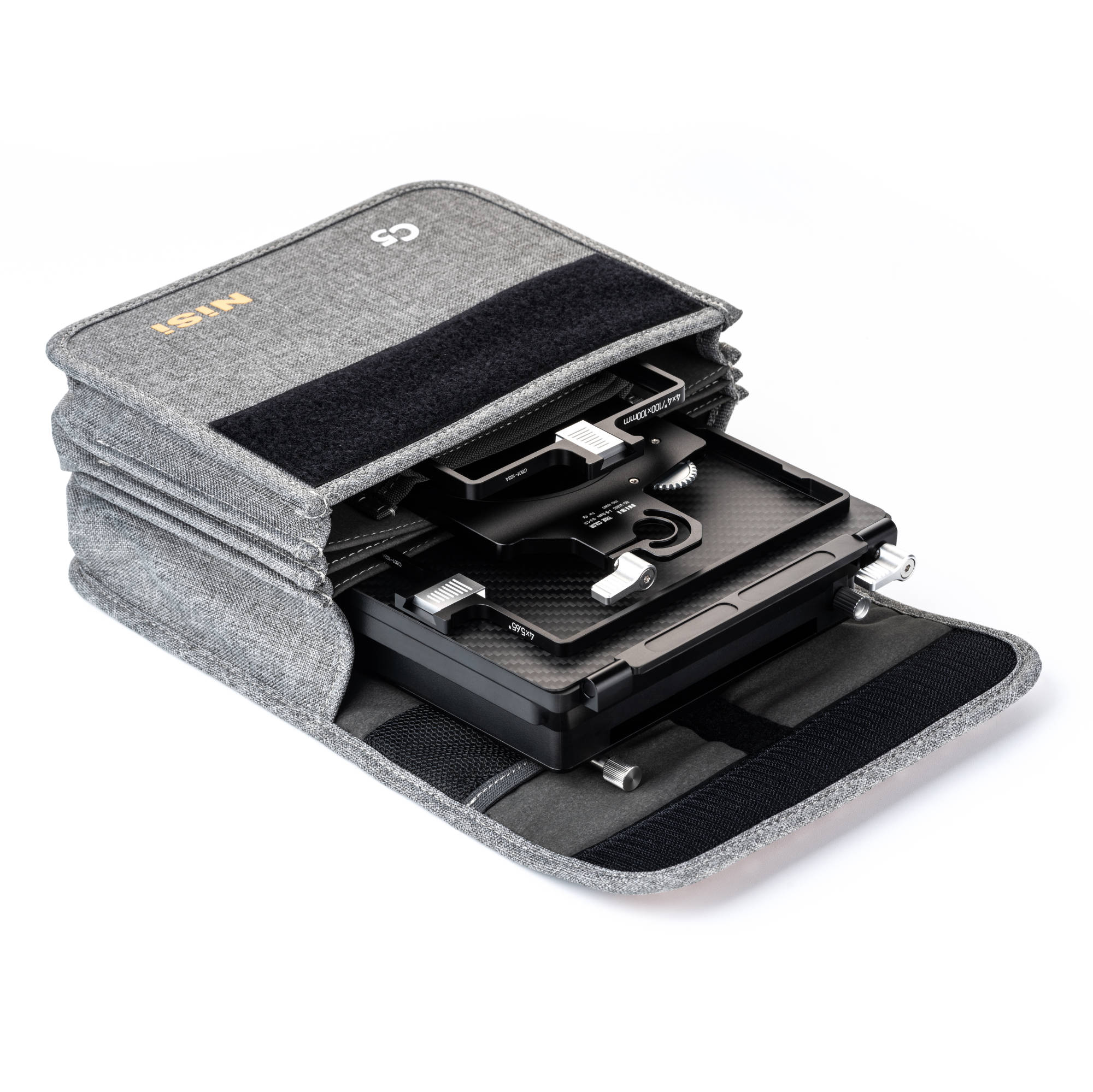 NiSi Cinema C5 Matte Box Filmmaker Kit (Matte Box, VND 1-5 Stops, 4 Stop ND, Black Mist 1/8, Adaptors and Pouch) - Image 19