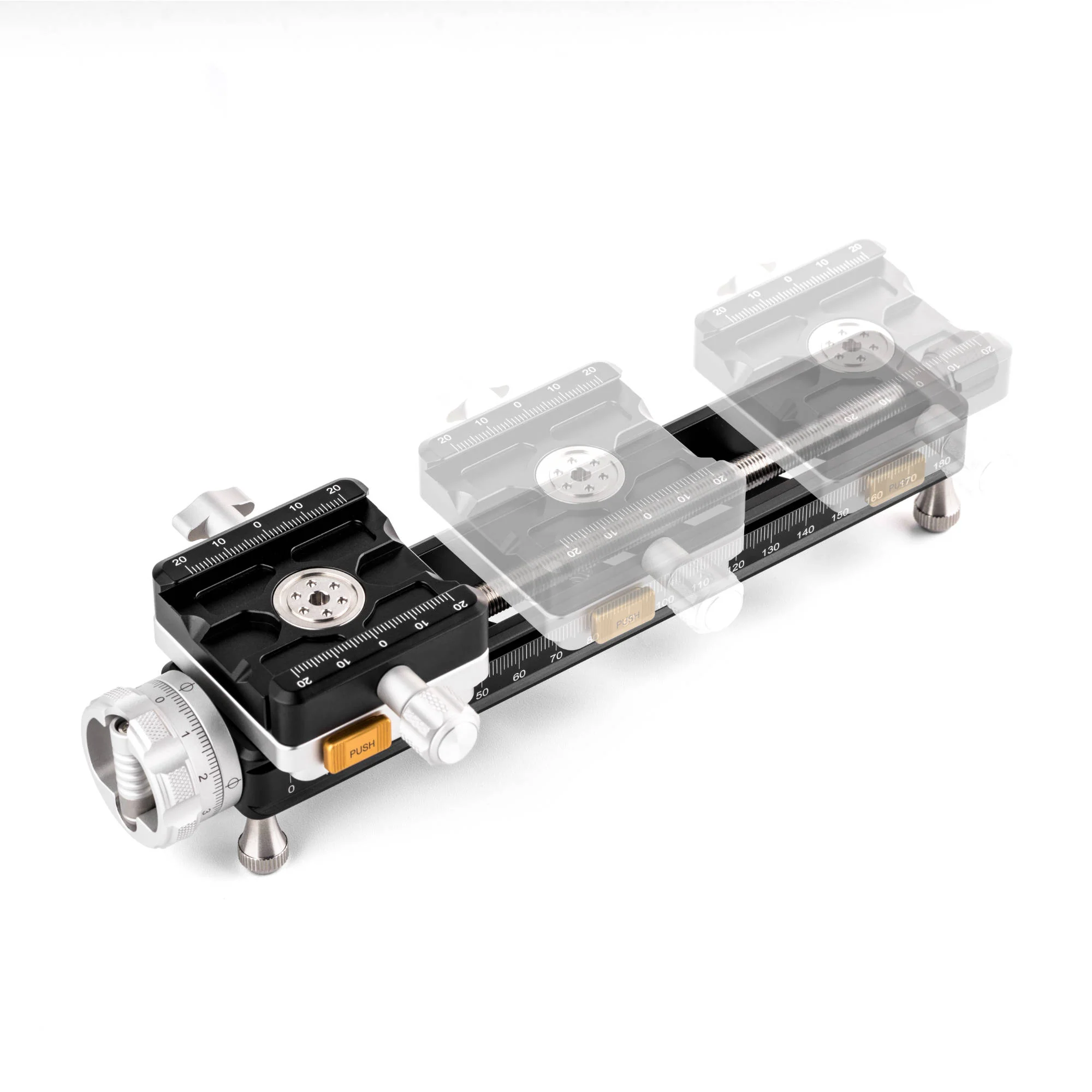 NiSi Quick Adjustment Macro Focusing Rail NM-200S with 360 Degree Rotating Clamp - Image 3