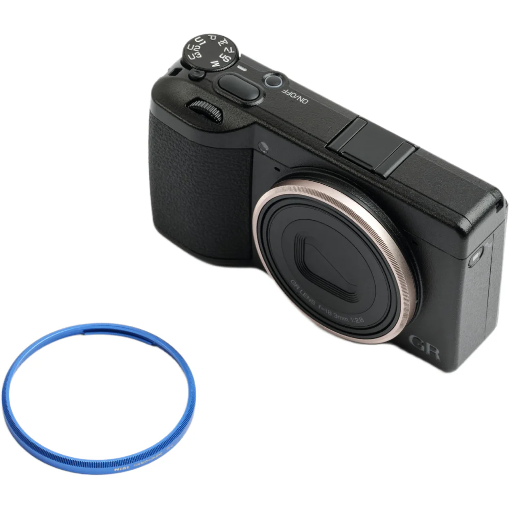 NiSi Ring Cap Kit for Ricoh GR IV (Royal Blue & Titanium Grey) - Image 7