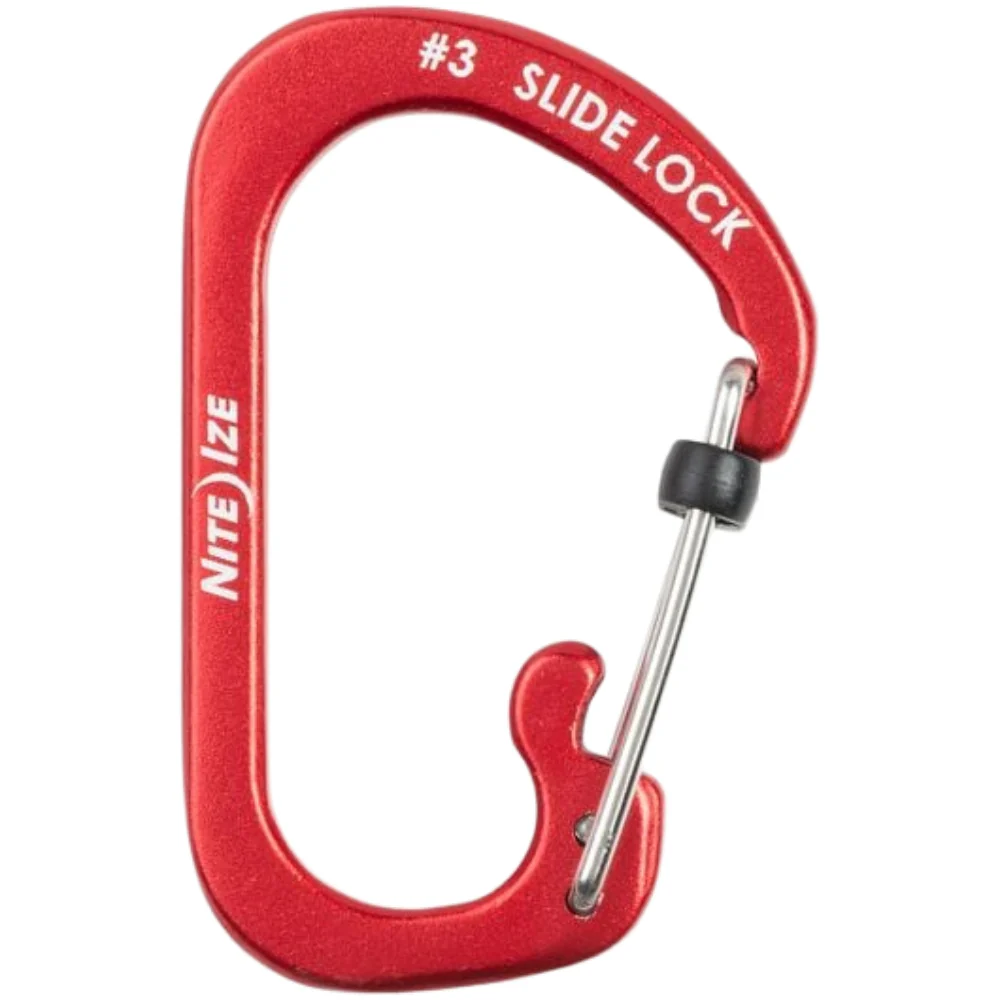 Nite Ize SlideLock Carabiner Aluminium 3 - Red - Image 2