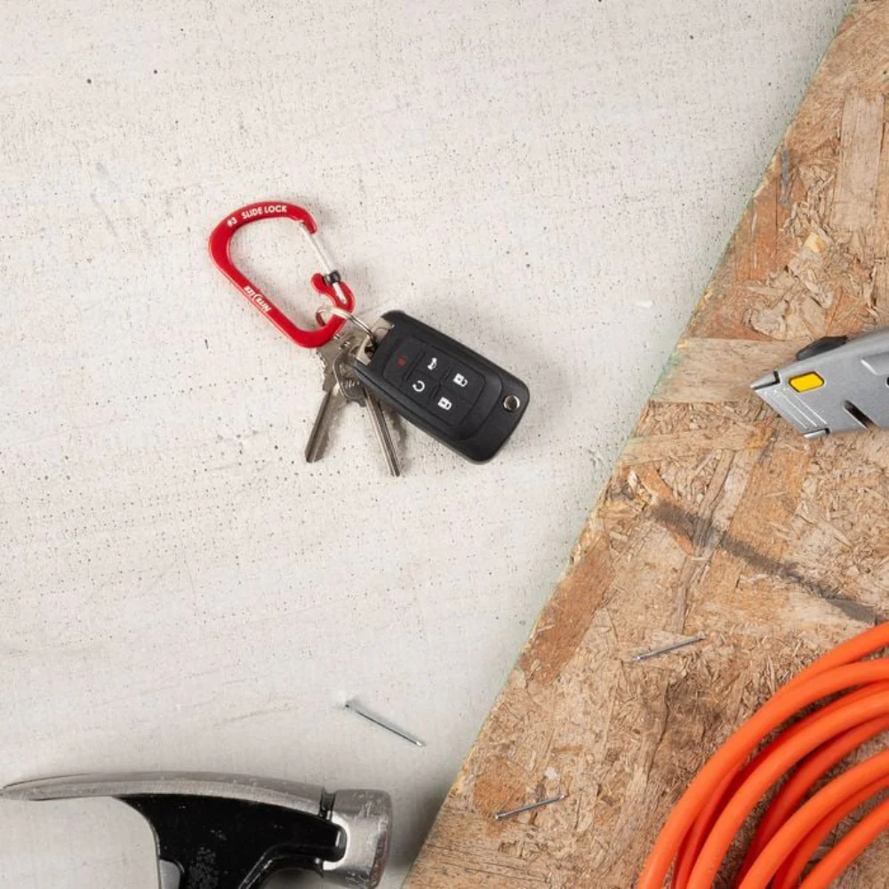 Nite Ize SlideLock Carabiner Aluminium 3 - Red - Image 3