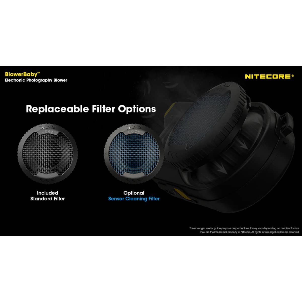 Nitecore BlowerBaby Rechargeable Cleaning Blower for Cameras & Electronics - Image 4