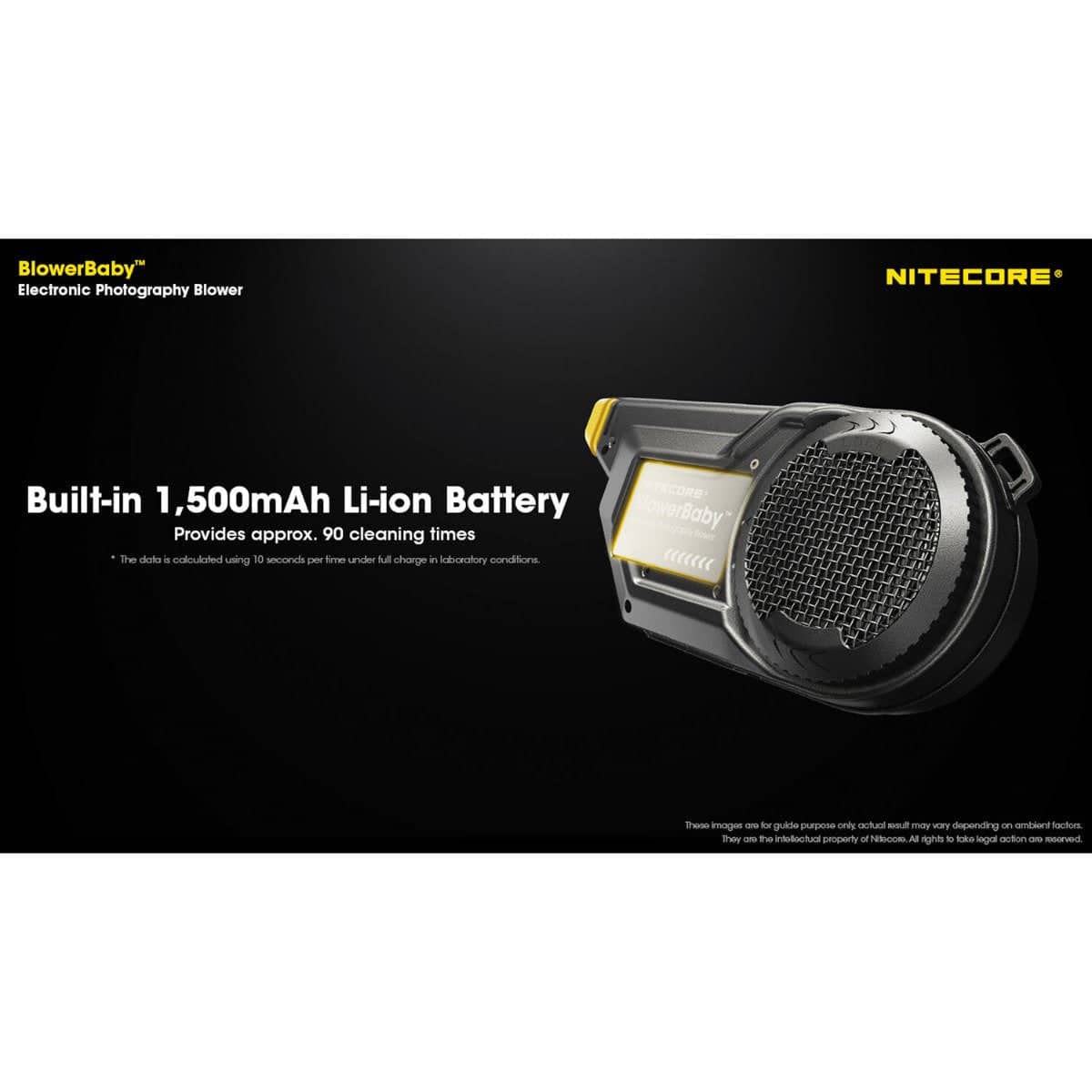 Nitecore BlowerBaby Rechargeable Cleaning Blower for Cameras & Electronics - Image 6