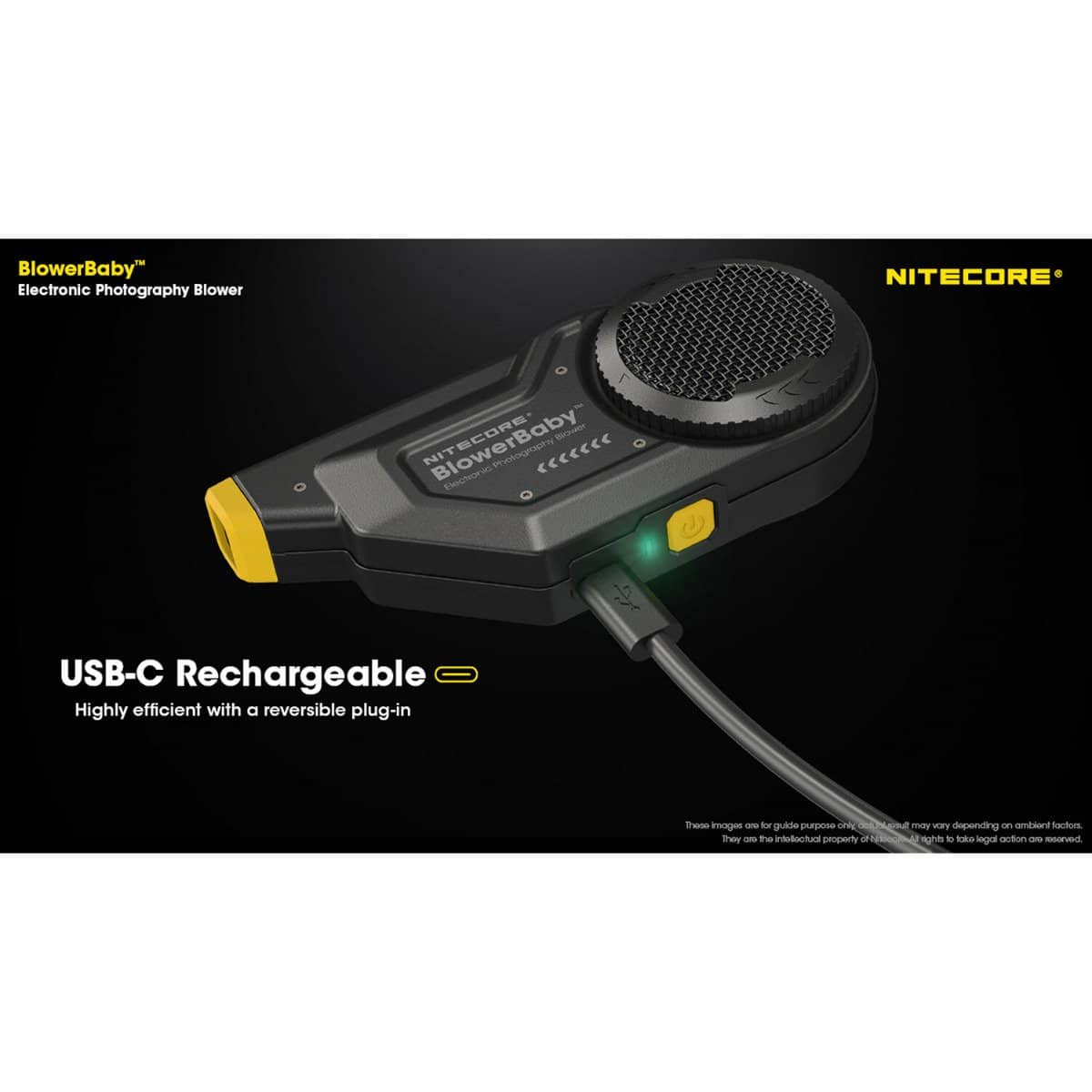 Nitecore BlowerBaby Rechargeable Cleaning Blower for Cameras & Electronics - Image 7