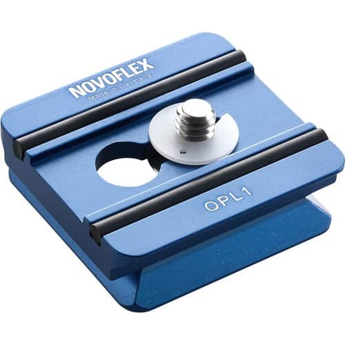 Novoflex QPL-1 Arca-Type Quick Release Plate for Q-Base System, 4.32cm Long - with 1/4-20" Screw