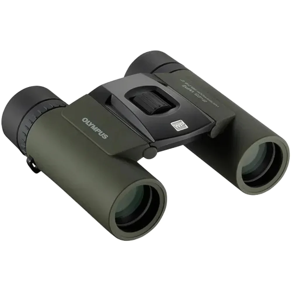 OM SYSTEM 8x25 Waterproof II Green Binoculars - Image 3