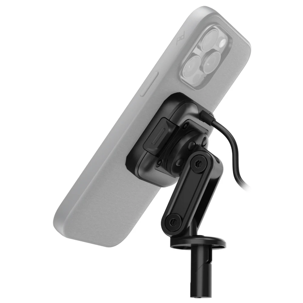 Peak Design Mobile Motorcycle Mount Stem Mount: Charging Black - Image 2