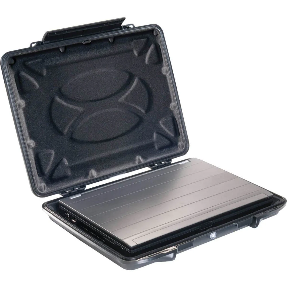 Pelican 15" Black Laptop Hardback Case with Liner - Image 2