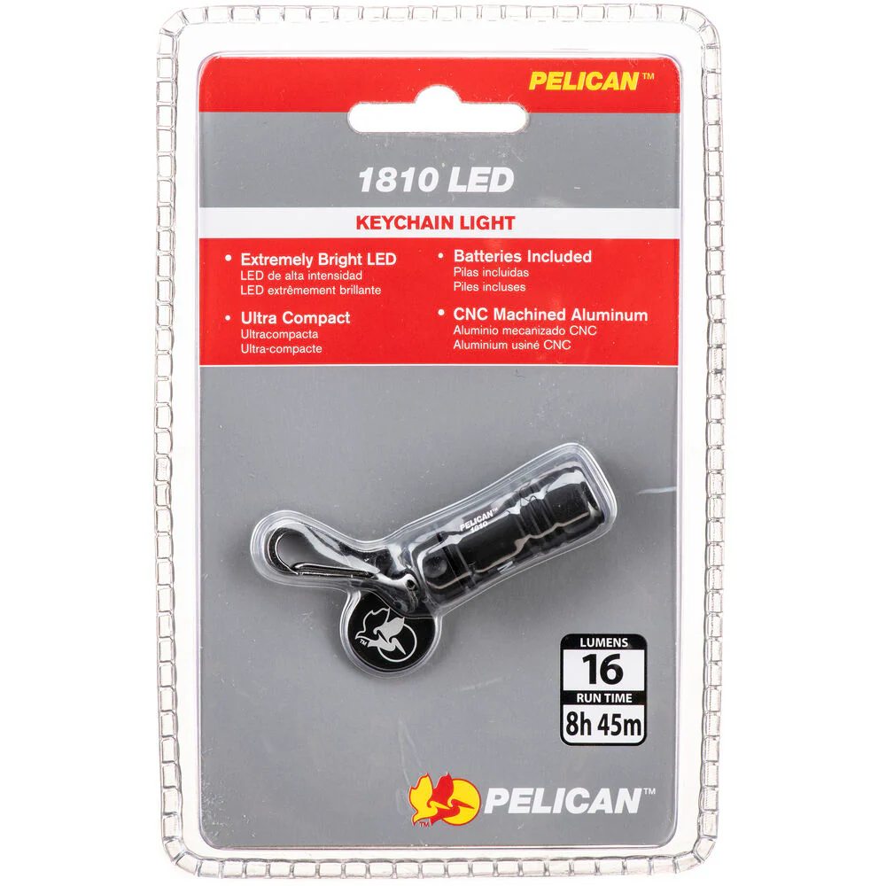 Pelican ProGear 1810 LED Keychain Light (Black) - Image 2