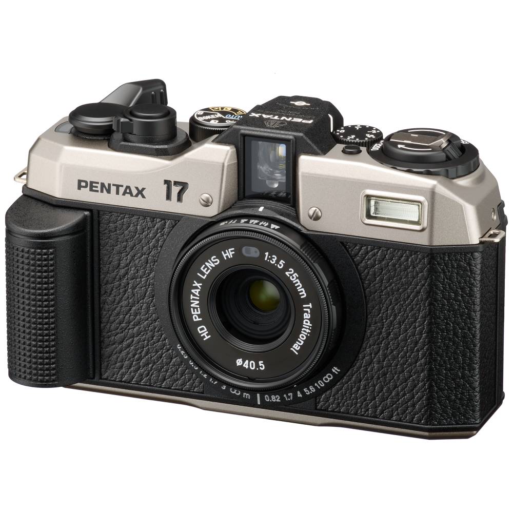 Pentax 17 HF 35mm Film Camera (Silver/Black) - Image 2
