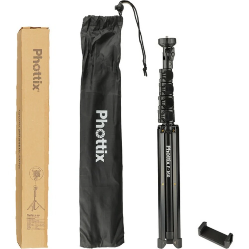 Phottix F-160 Light Stand with Smartphone Adapter - Image 4