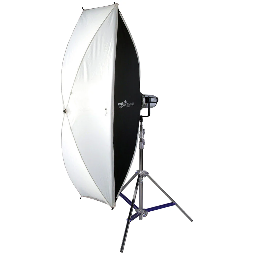 Phottix Light Dome / Lantern G-Capsule Strip Standard Softbox Fast Setup (30 x 139cm) - Image 3