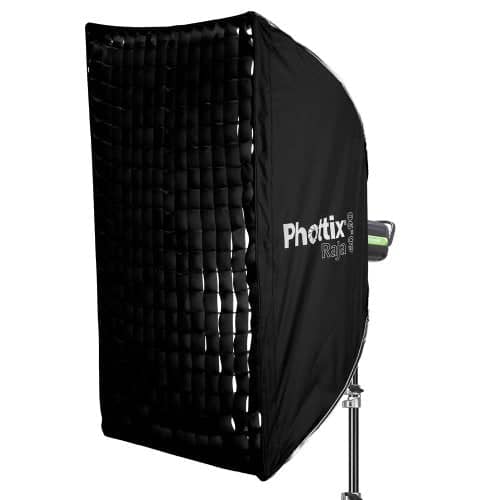 Phottix Softbox QuickFold RAJA 60x90cm Baffle Diff Grid Bowen S Mount - Image 2