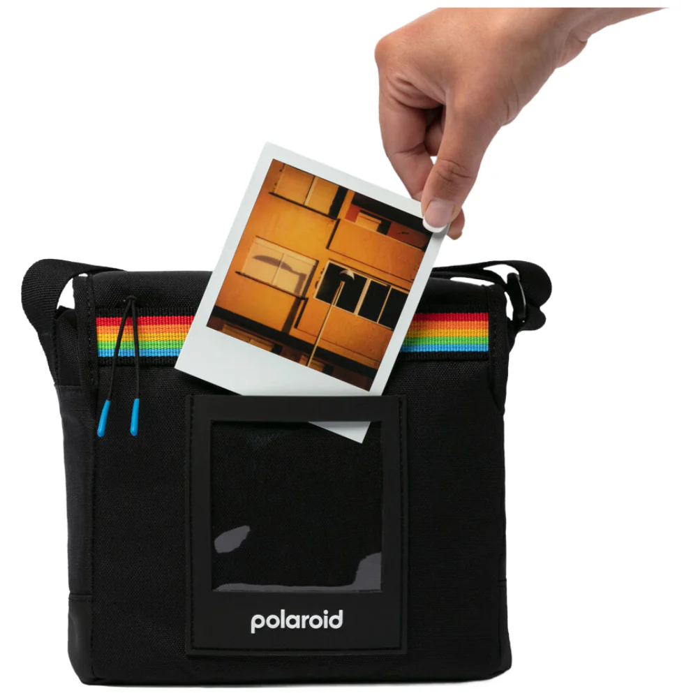 Polaroid Spectrum Box Camera Bag (Black with Black Strap) - Image 6