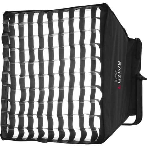Rayzr 7 R7-45 Softbox 45x45 with Grid and Bracket Kit - Image 2
