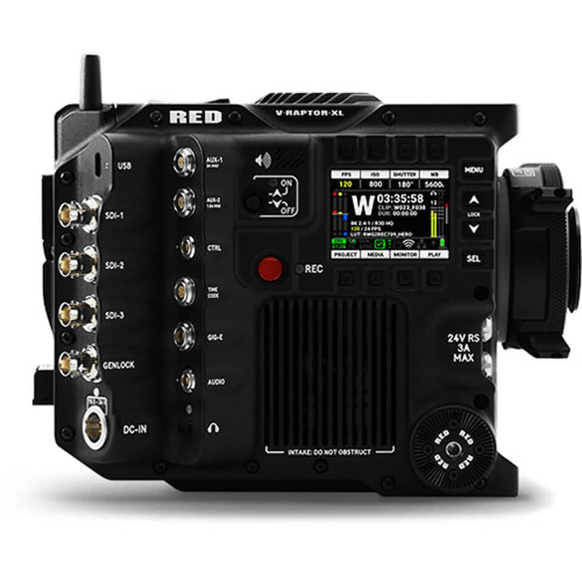 RED V-RAPTOR XL 8K VV Cinema Camera Production Pack (V-Lock, With Batteries) - Image 3