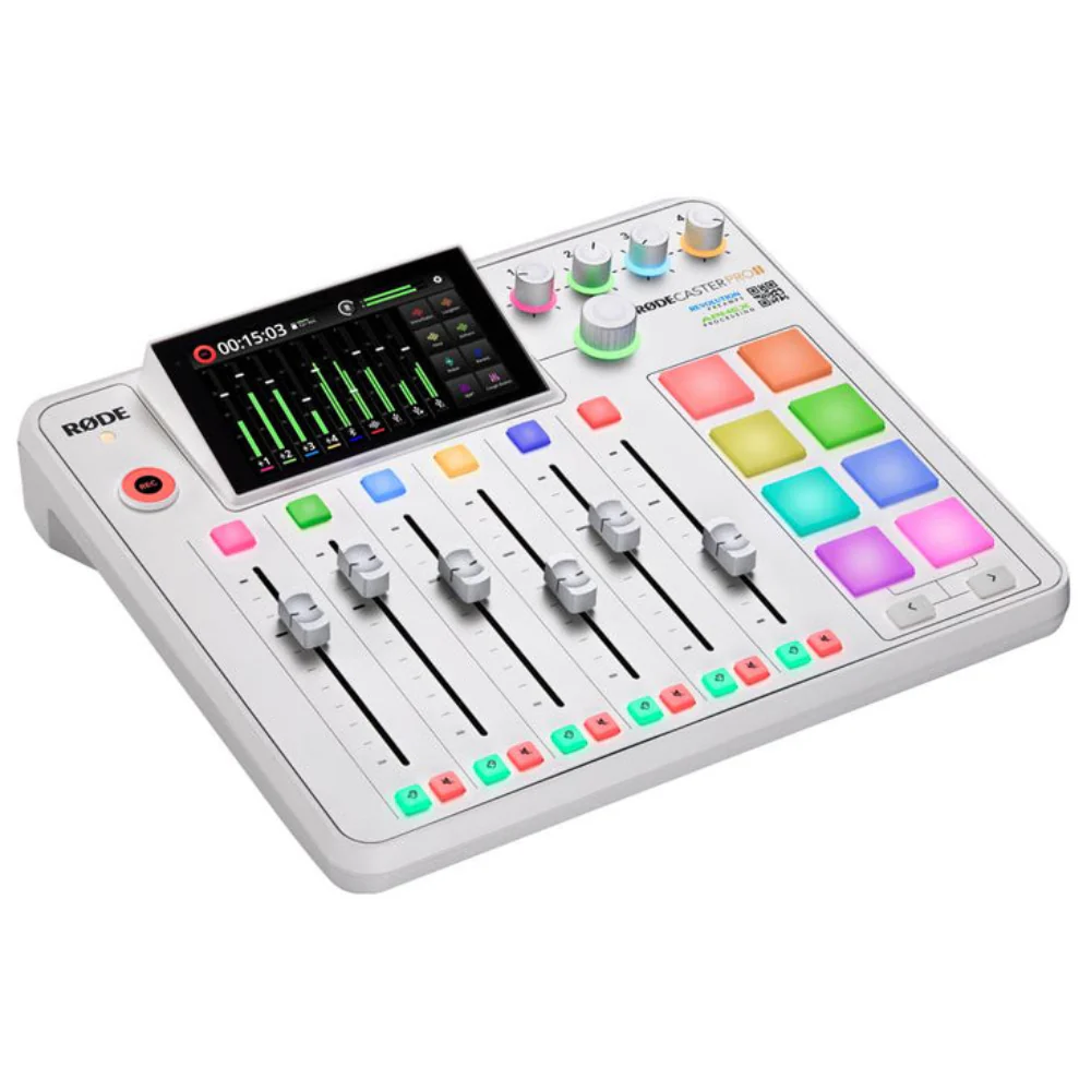 Rode RODECaster Pro II Audio Production Studio (White) - Image 2