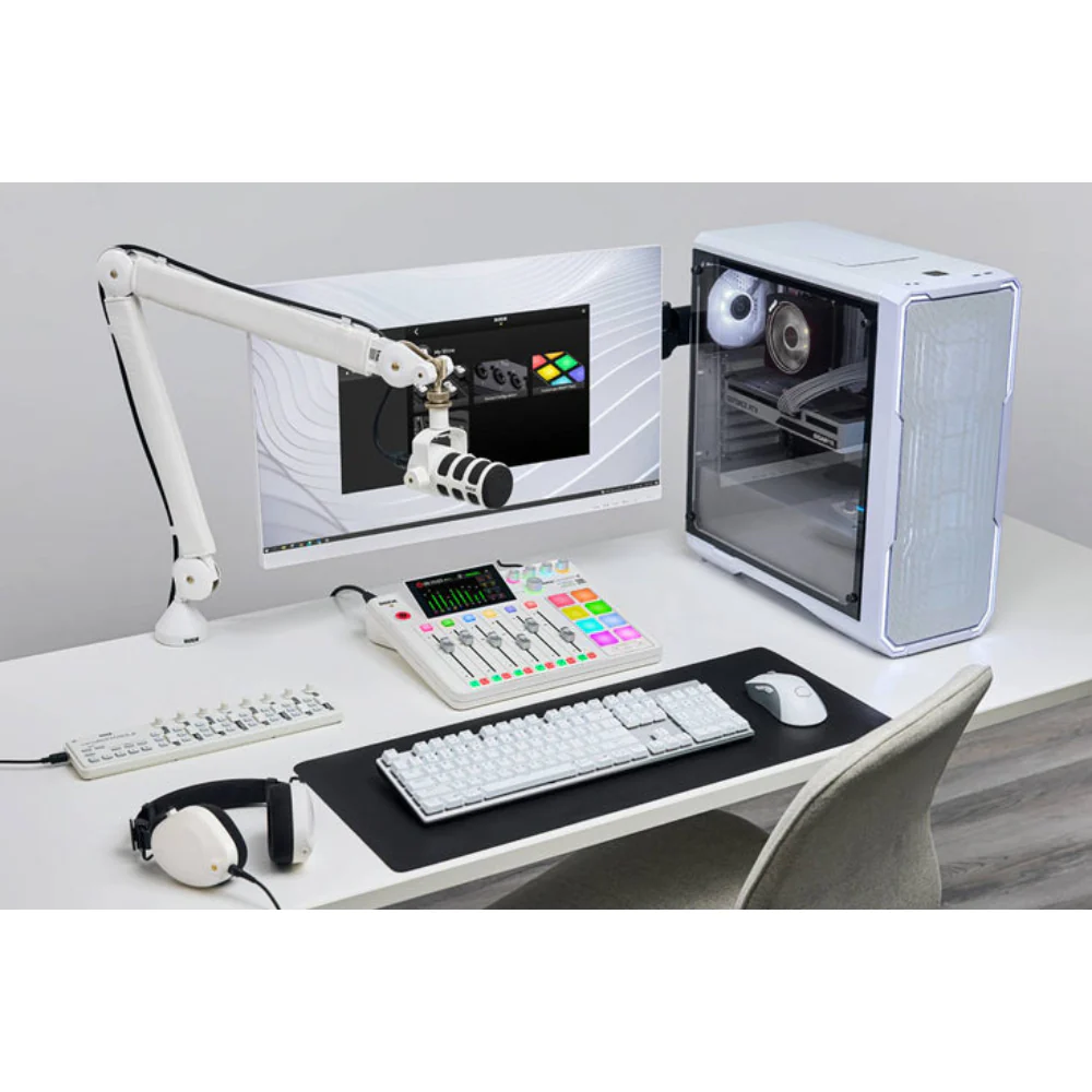 Rode RODECaster Pro II Audio Production Studio (White) - Image 4