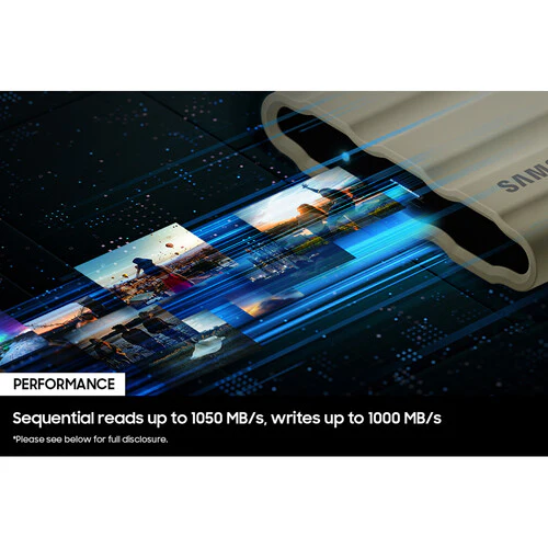 Samsung  T7 Shield Black Portable SSD 1TB - Image 6