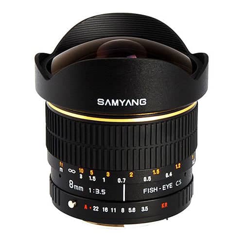 Samyang 8mm f/3.5 Fisheye Lens - Canon EF Mount