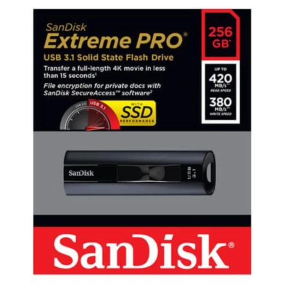 SanDisk CZ880 Extreme Pro USB 3.1 Solid State Flash Drive - Image 14