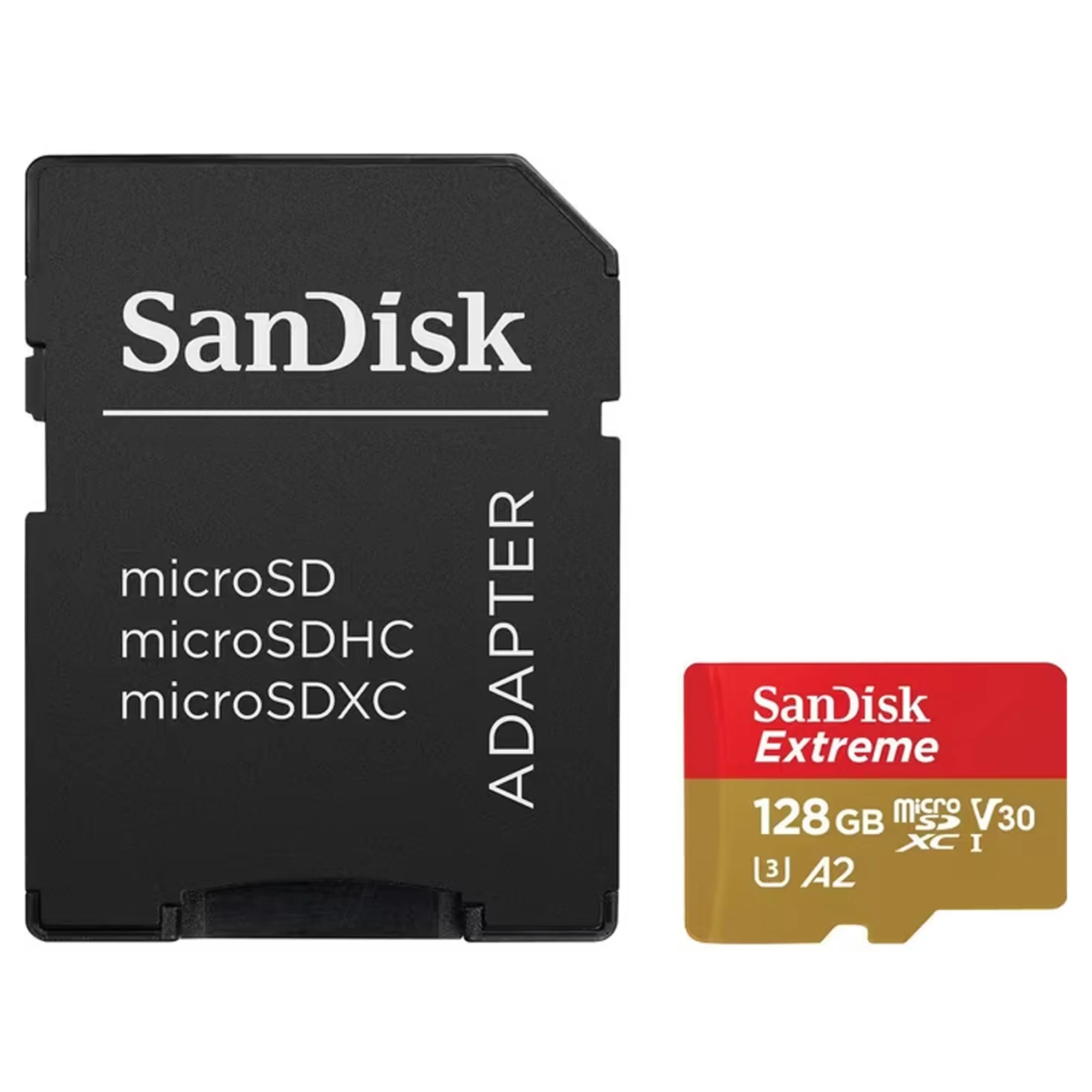 SanDisk Extreme 128GB microSDXC UHS-I 190MB/s Memory Card - V30 - Image 2