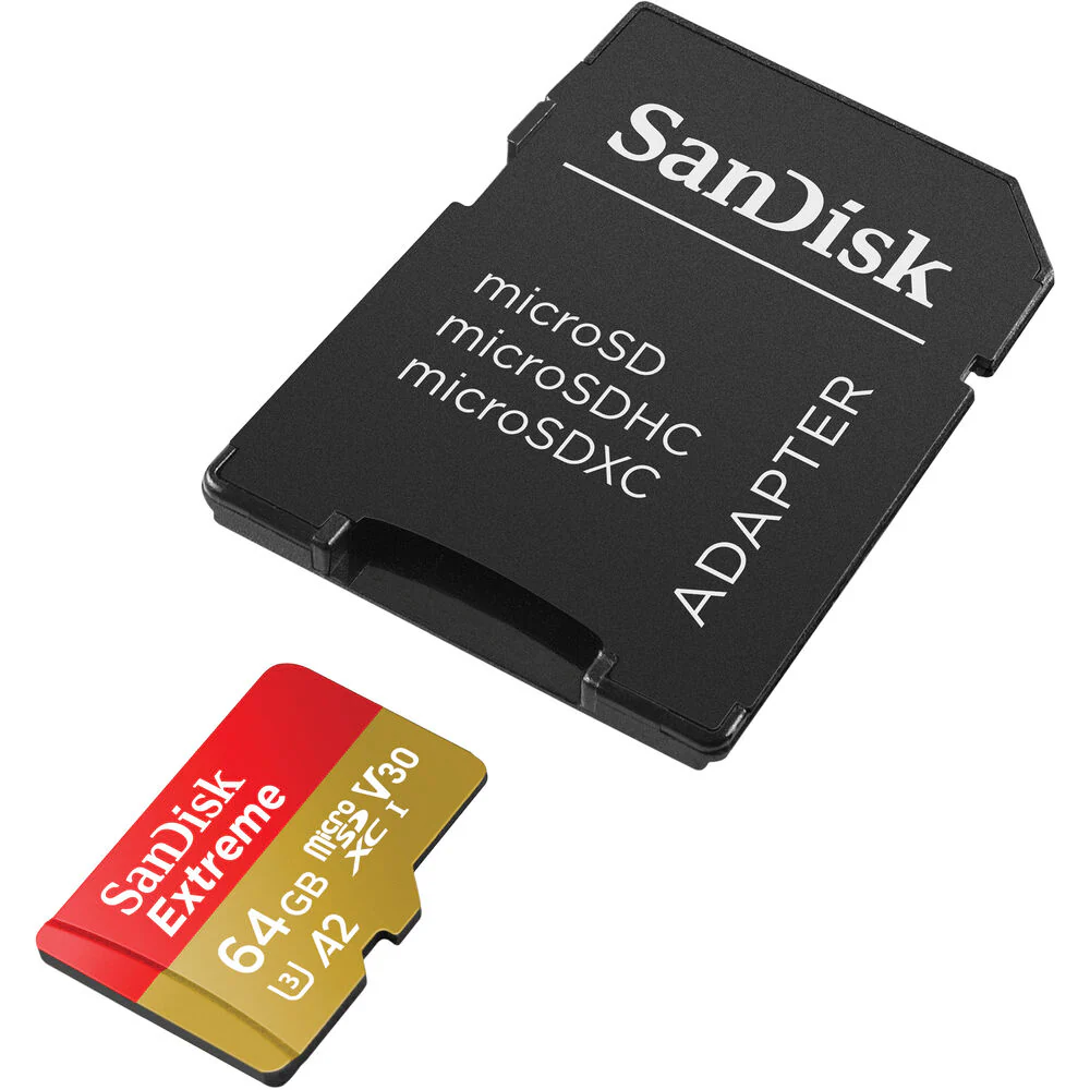SanDisk Extreme microSDXC 64GB UHS-I 170MB/s Memory Card - V30 - Image 2