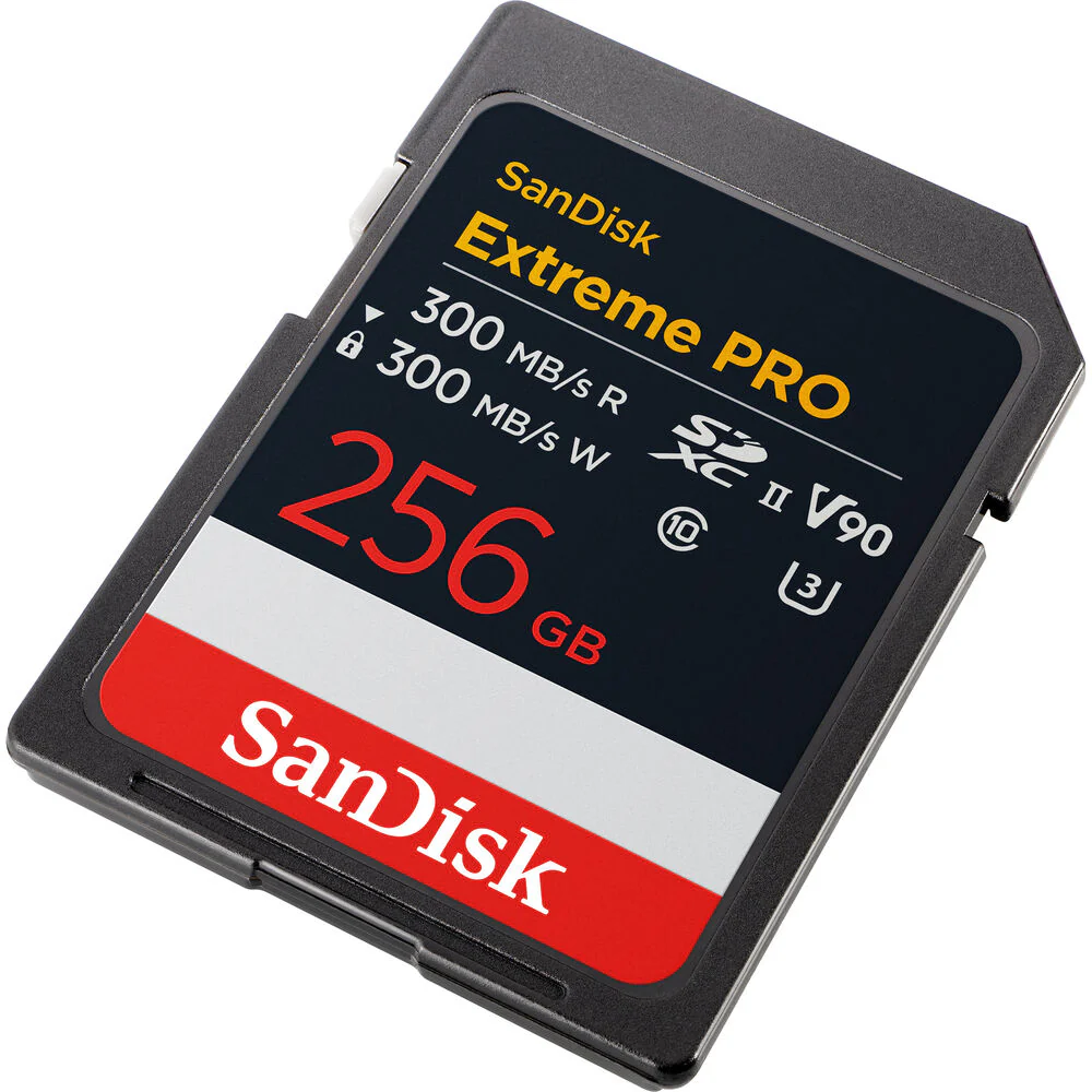 SanDisk Extreme Pro 256GB 300MB/s UHS-II C10 V90 Card - Image 2