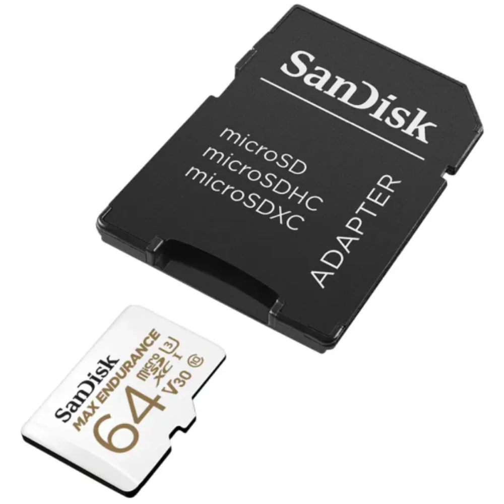 SanDisk Max Endurance 64GB microSD Card R100 W40 - Image 4