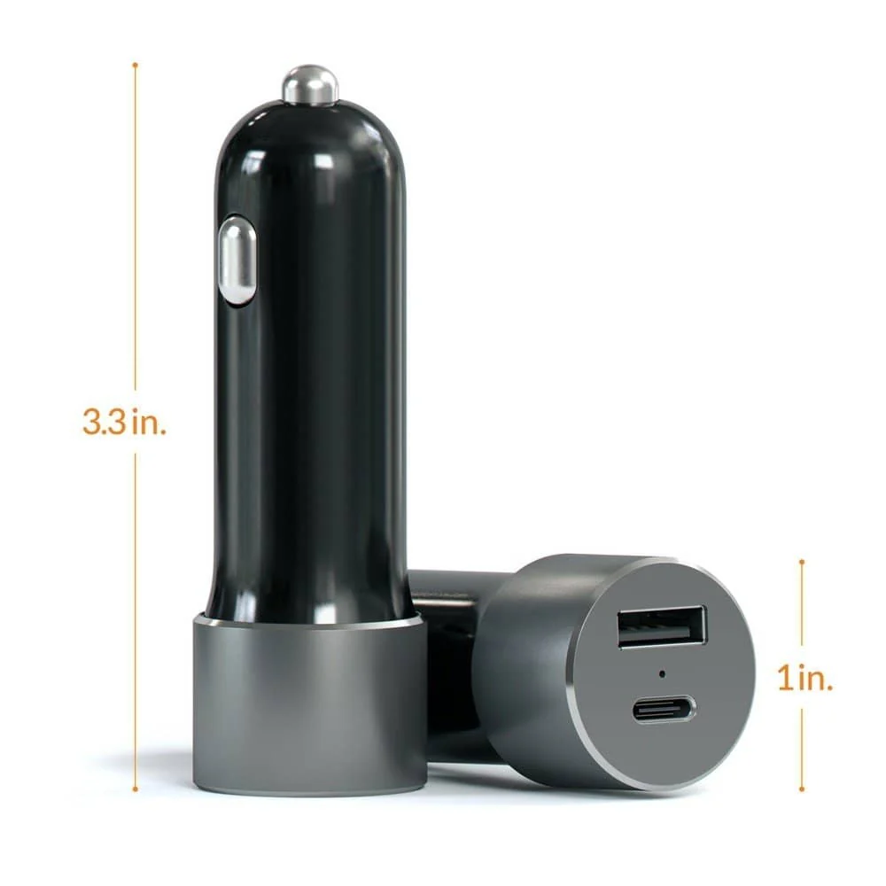 Satechi 72W USB-C PD Car Charger (Space Grey) - Image 2