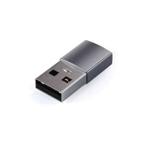 Satechi Aluminium USB-A to USB-C Adapter (Silver) - Image 2