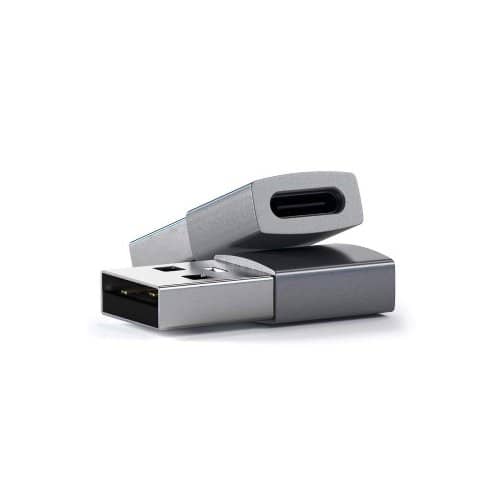 Satechi Aluminium USB-A to USB-C Adapter (Silver) - Image 3