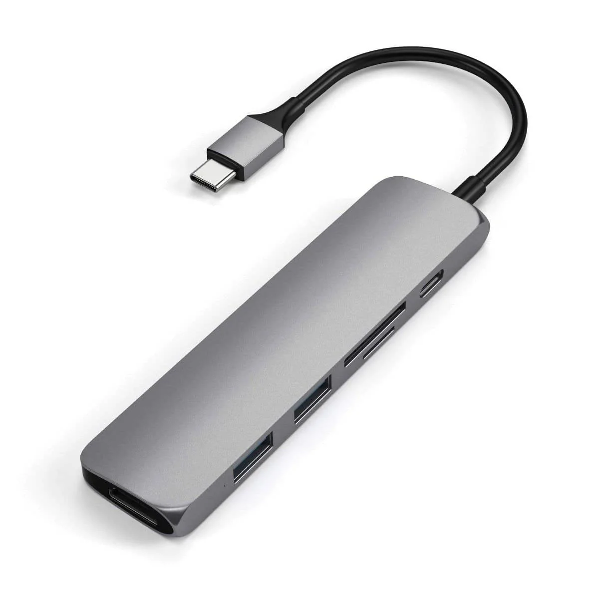 Satechi Slim USB-C Multiport Adapter (V2) (Space Grey) - Image 2
