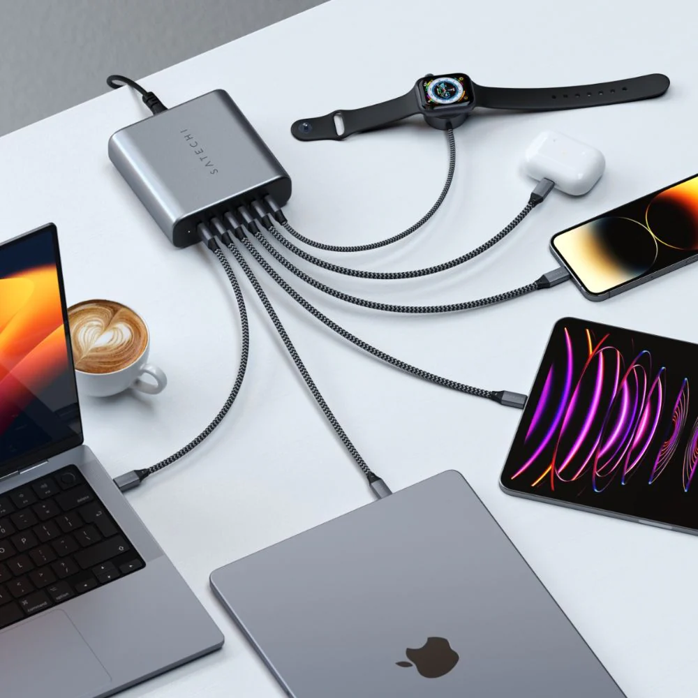 Satechi USB-C 200W USB-C 6-Port GaN Charger - Image 4