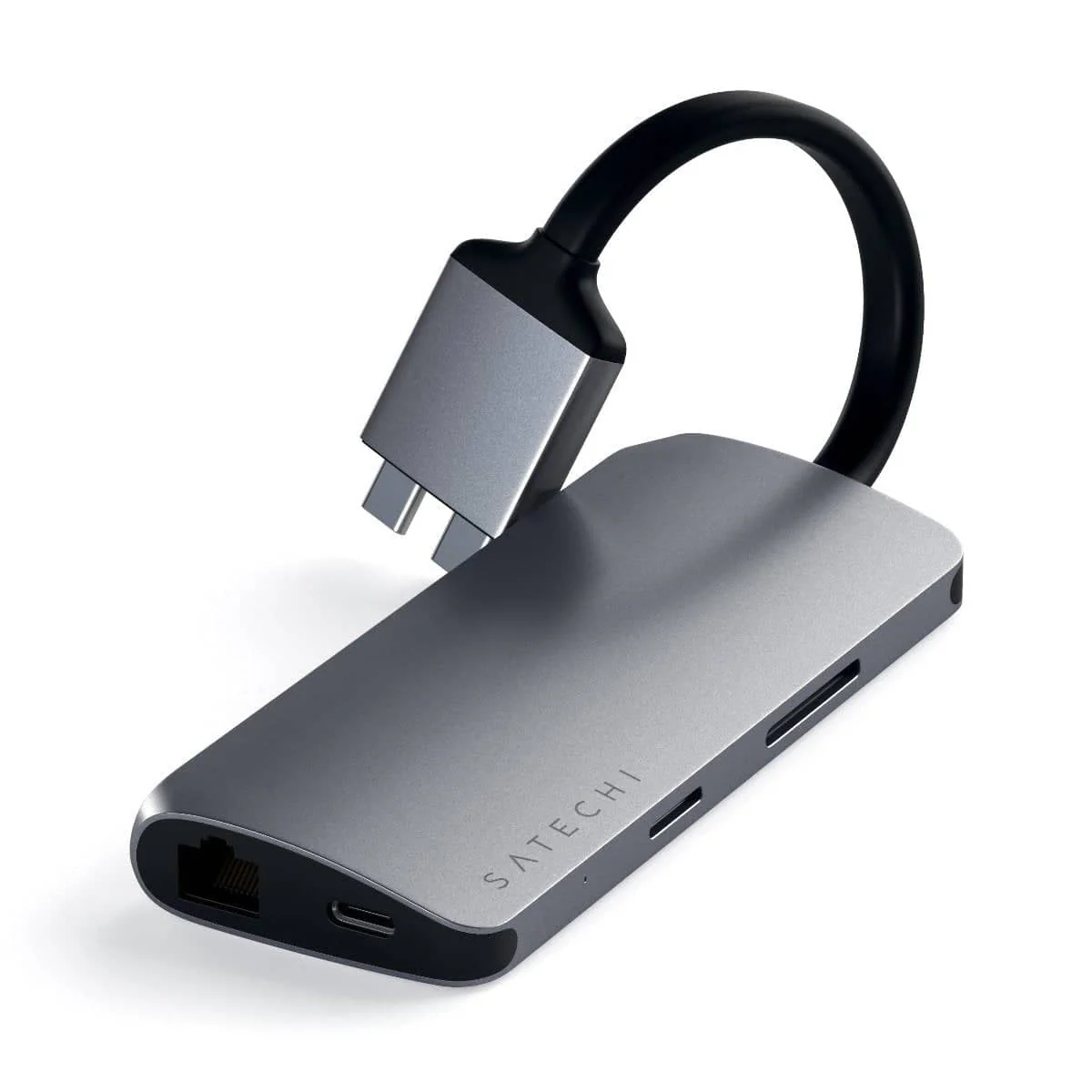 Satechi USB-C Dual Multimedia Adapter (Space Grey) - Image 2