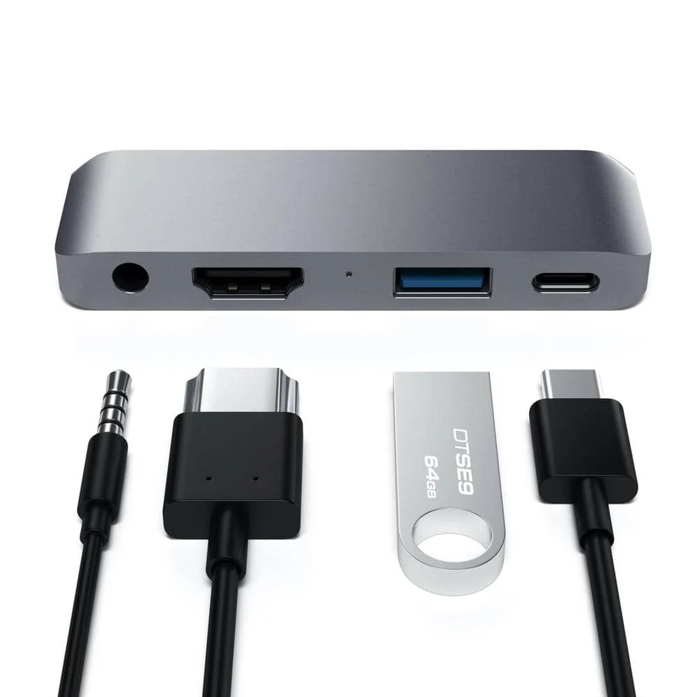 Satechi USB-C Mobile Pro Hub (Silver) - Image 5