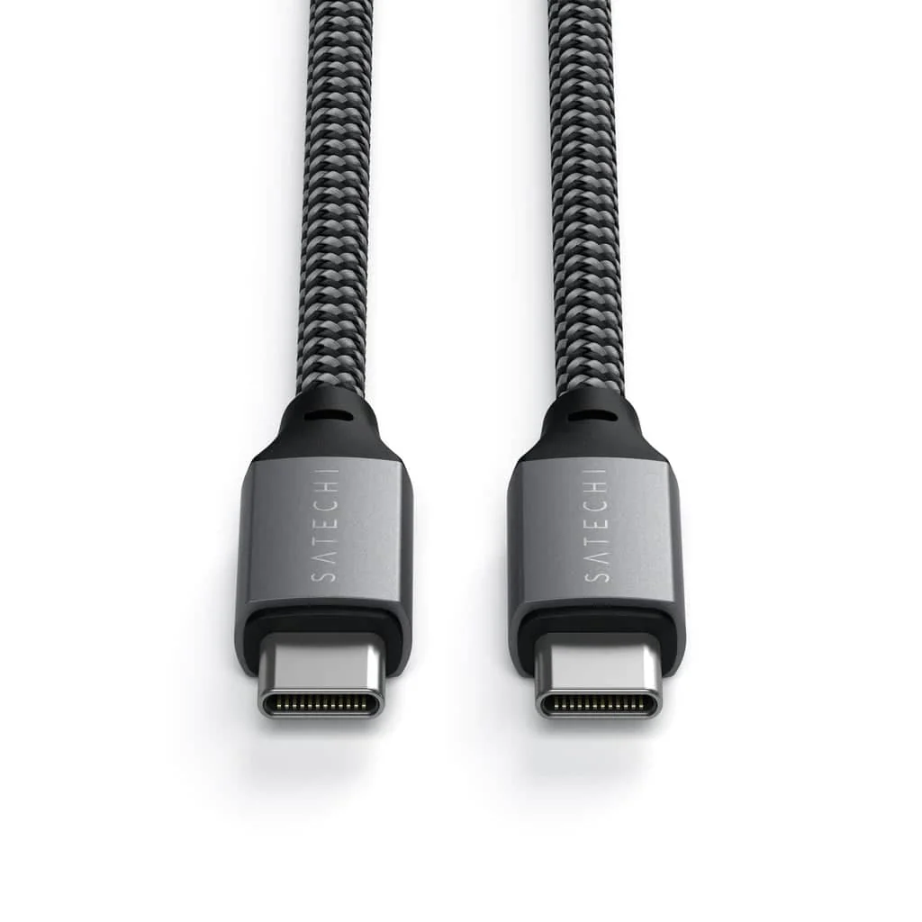 Satechi USB-C to USB-C 100W Charging Cable - 2m (Space Grey) - Image 3