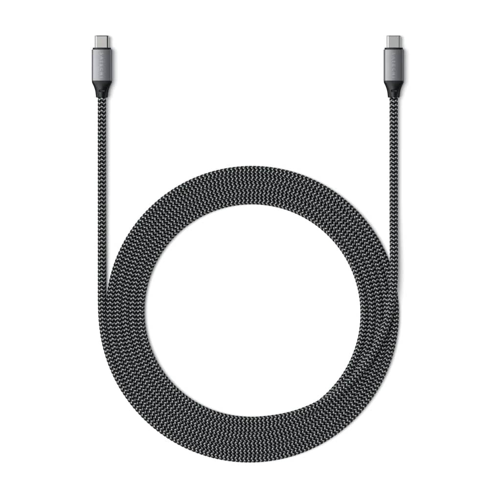 Satechi USB-C to USB-C 100W Charging Cable - 2m (Space Grey) - Image 4