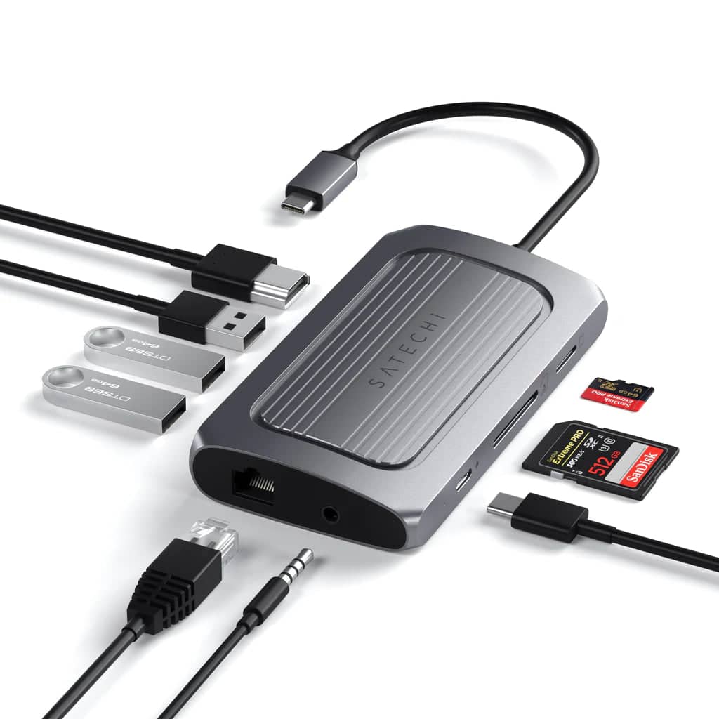 Satechi USB4 Multiport Adapter with 8K HDMI (Space Grey) - Image 4