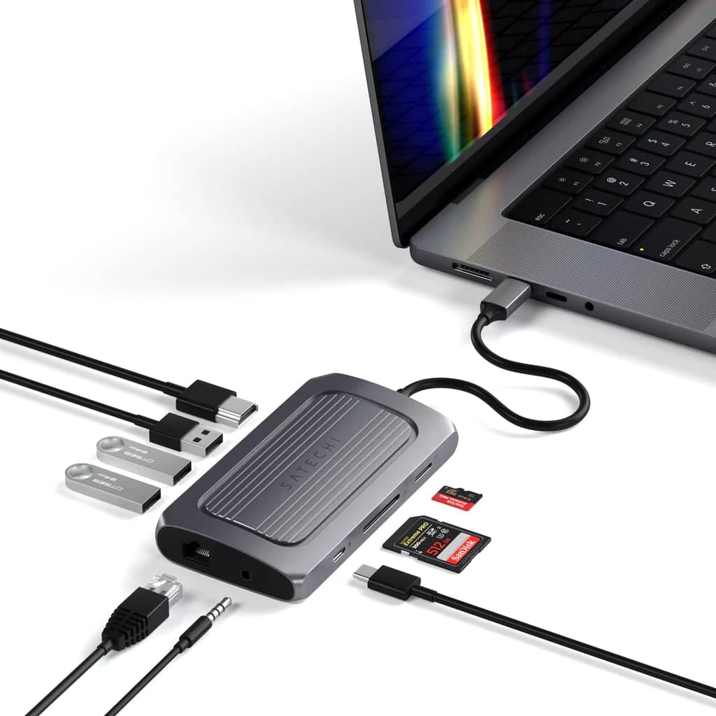 Satechi USB4 Multiport Adapter with 8K HDMI (Space Grey) - Image 5