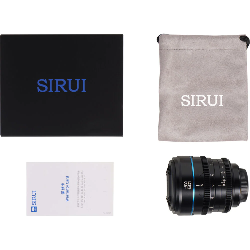 Sirui Nightwalker 35mm T1.2 S35 Cine Lens - Black - Image 9